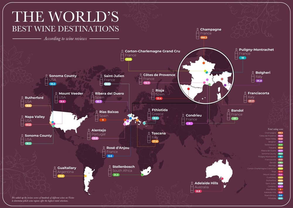 THE WORLD’S BEST WINE DESTINATIONS