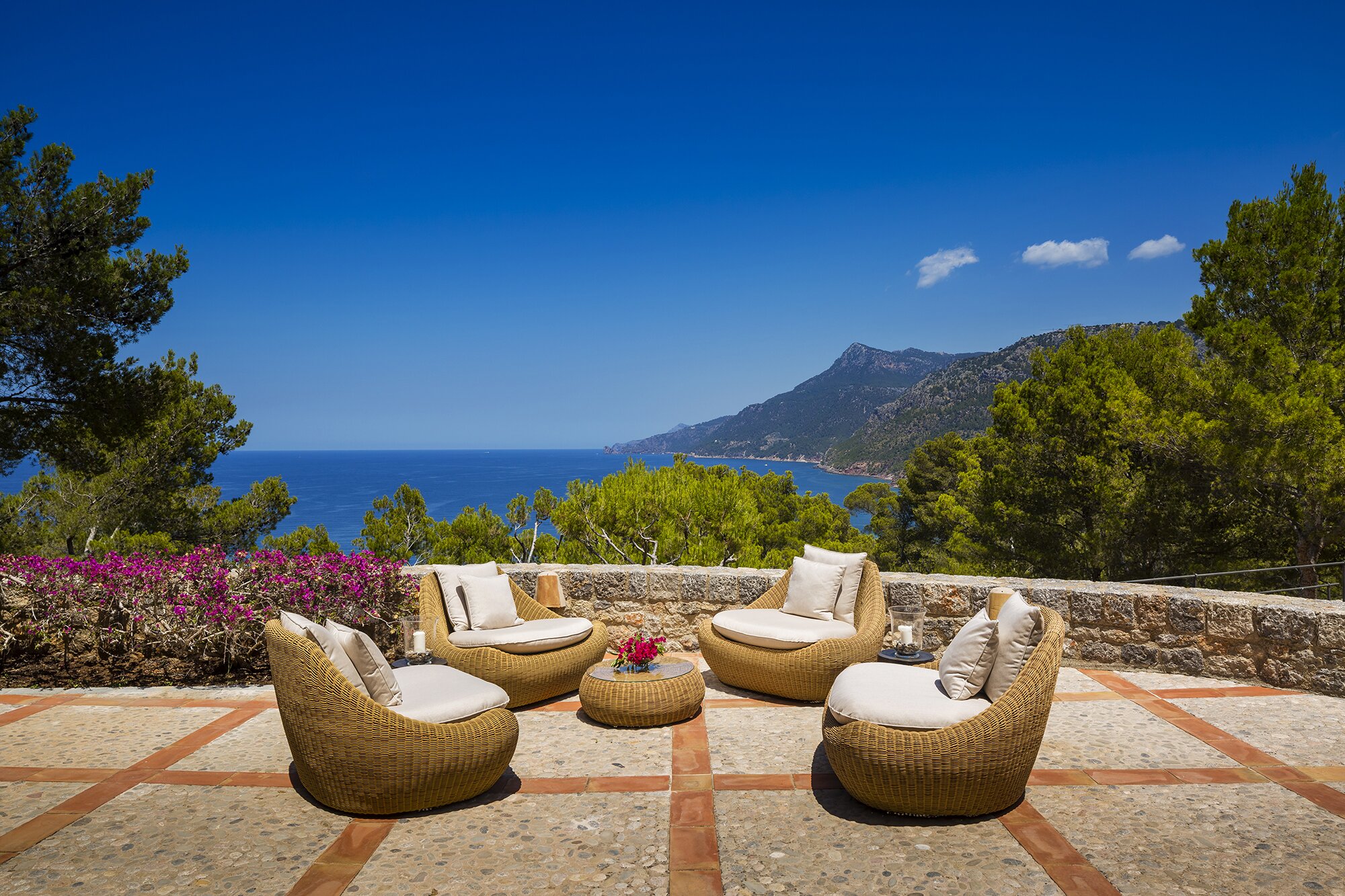 Take your pick from a selection of relaxing seating areas