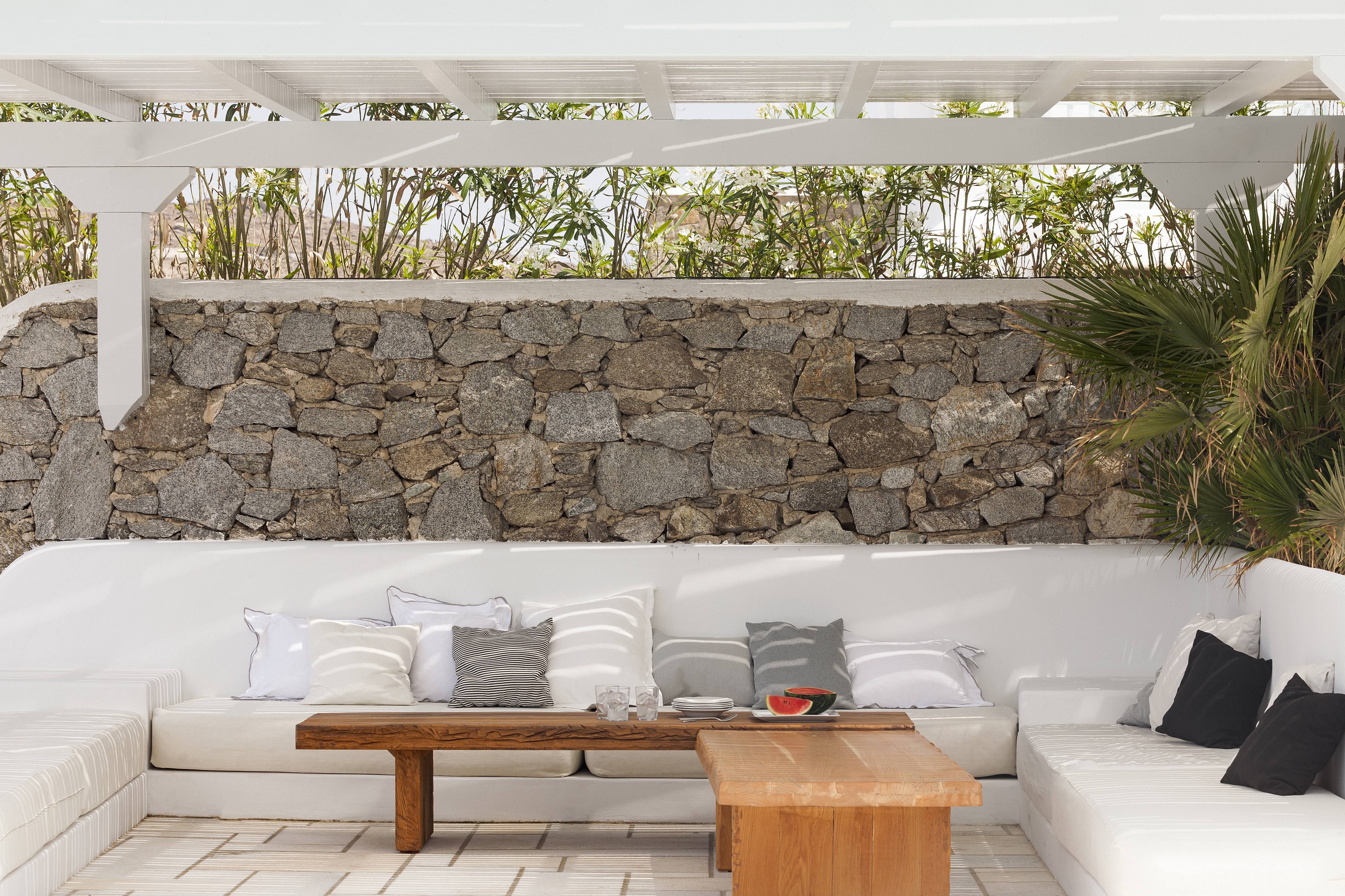 Outdoor seating area