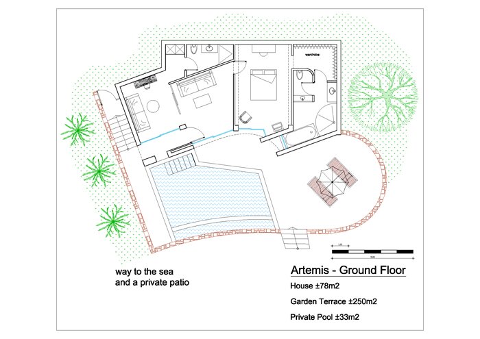 Thalassa Villas at St Nicolas Bay - Artemis Thalassa Suite - Image 4