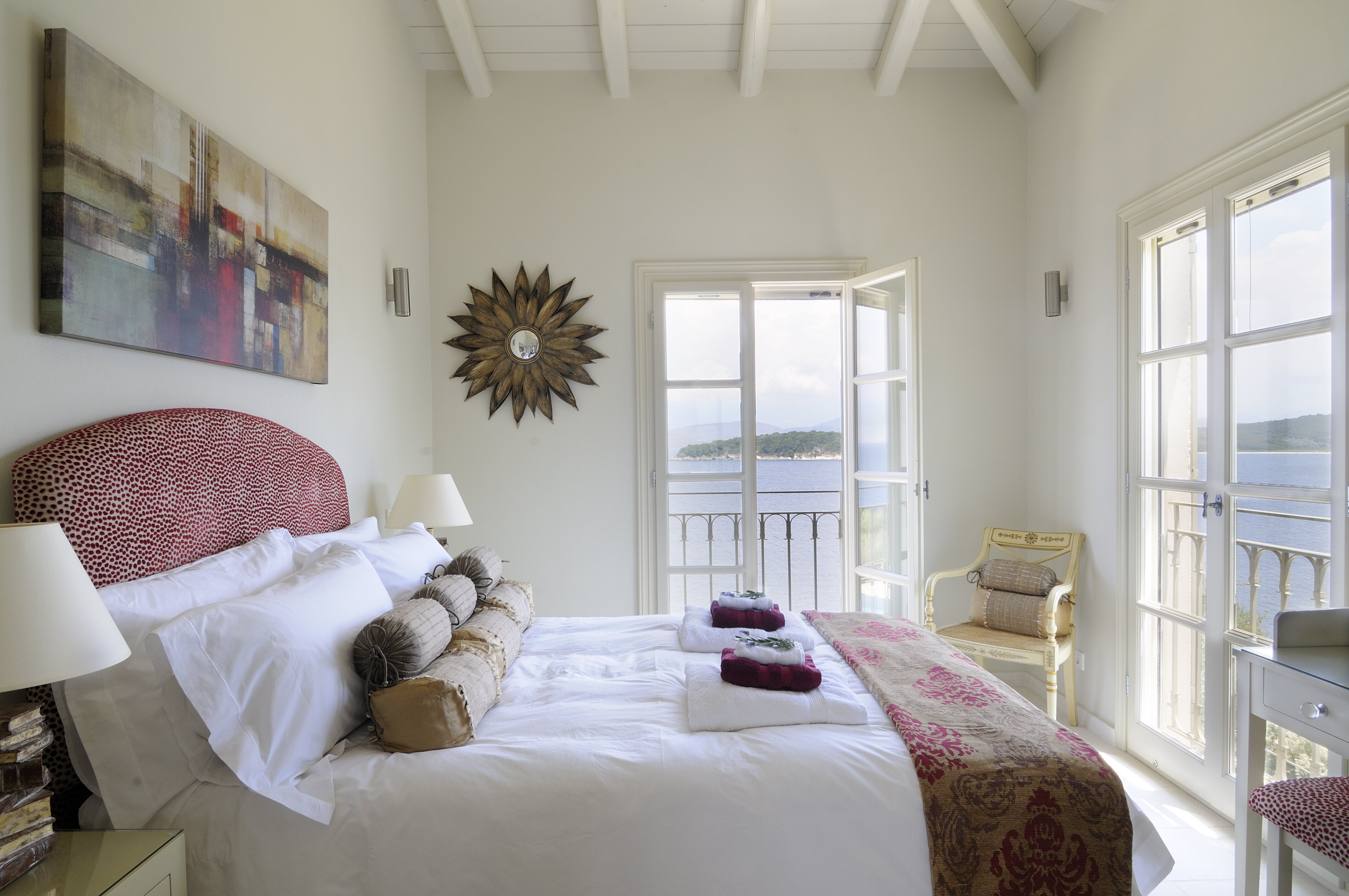 Double bedroom (Super king size zip and link bed - can be made into twin beds) with shower room en suite