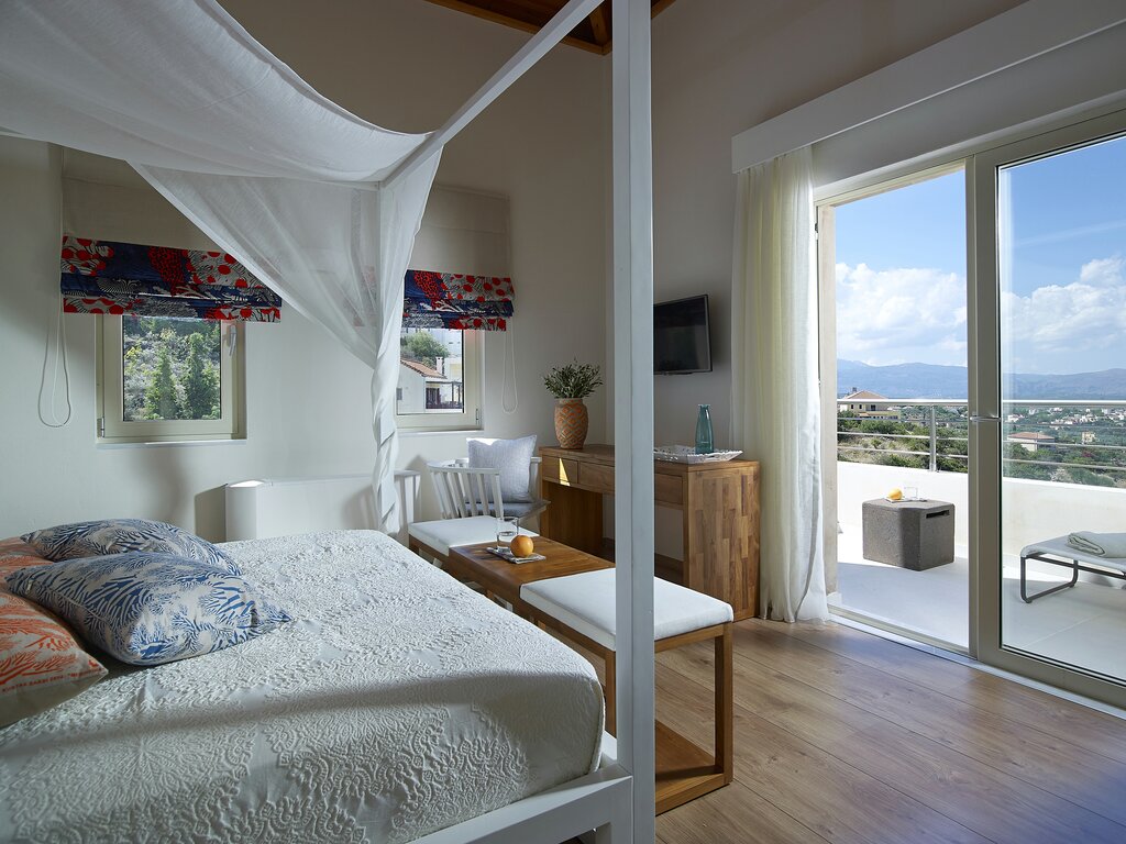 Master double bedroom opening to terrace