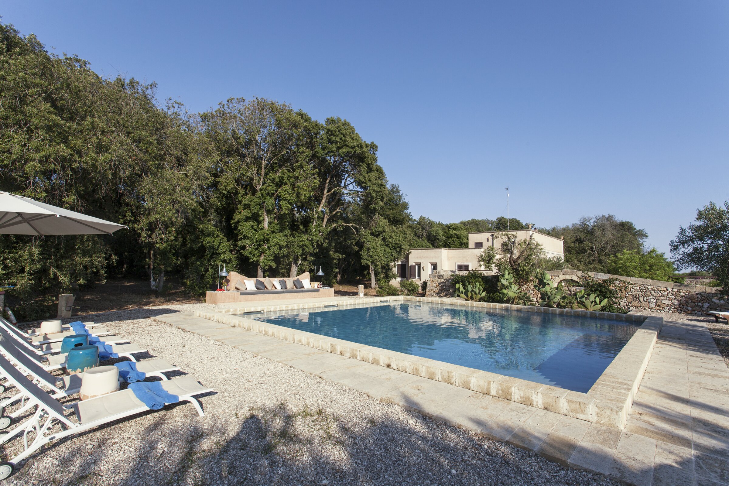 Pool - villa in distance