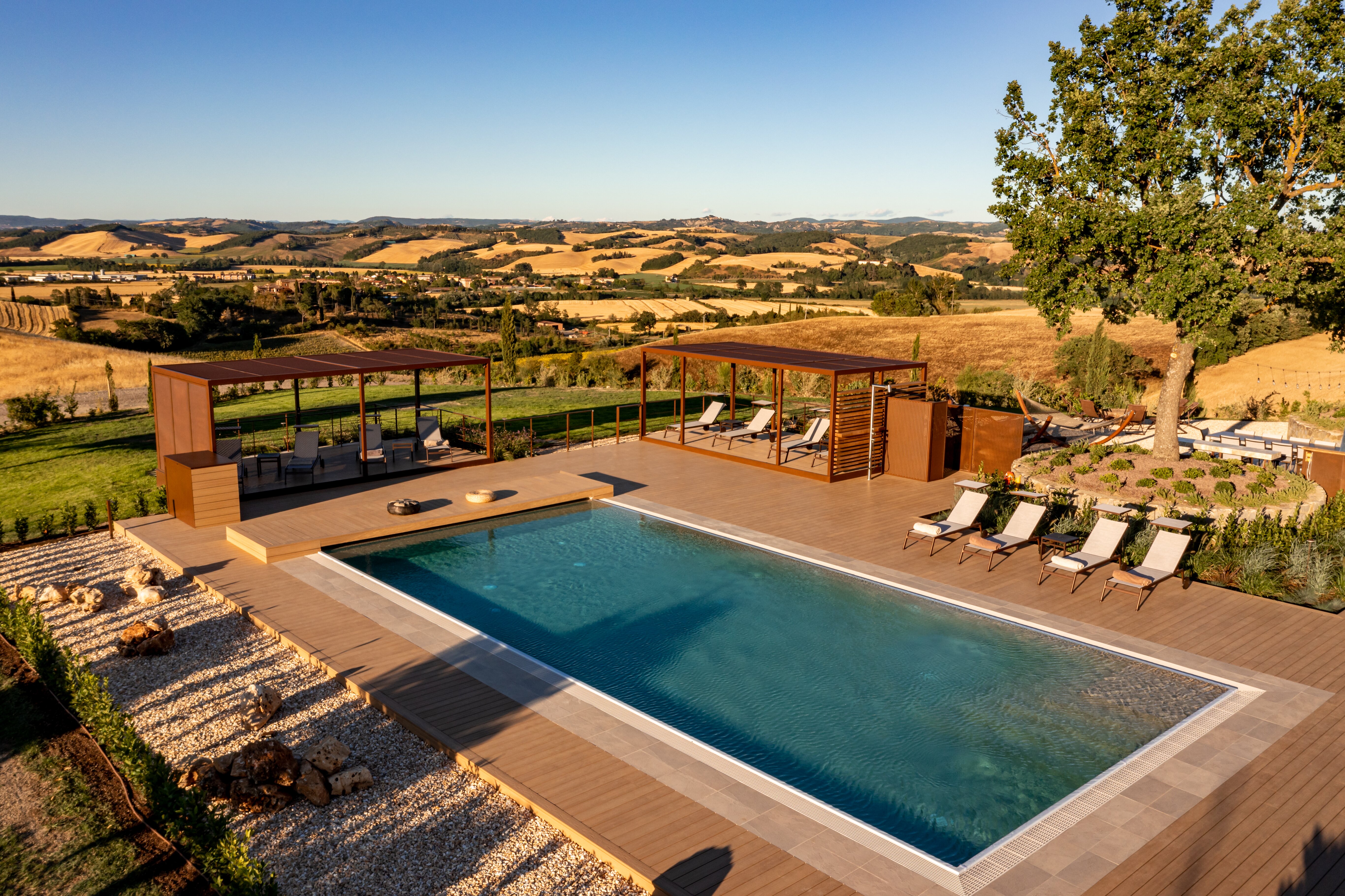 Please note that the swimming pool is now fenced