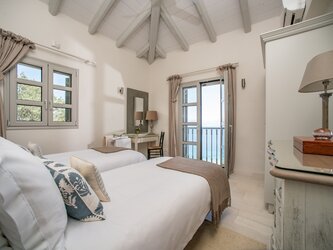 Twin bedroom (can be made as Super king size) with shower room and Juliet balcony