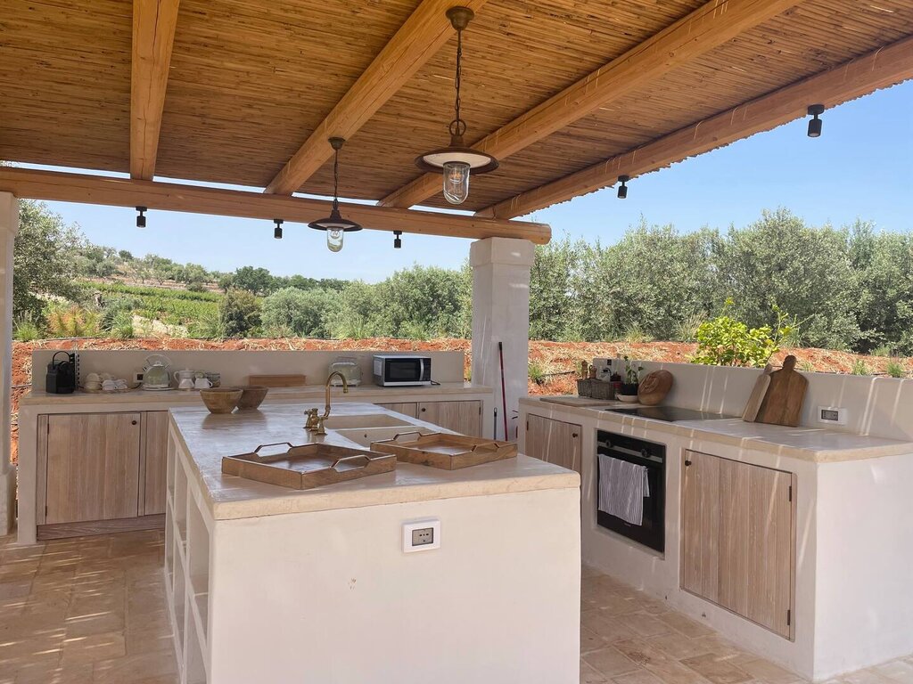 Outside kitchen