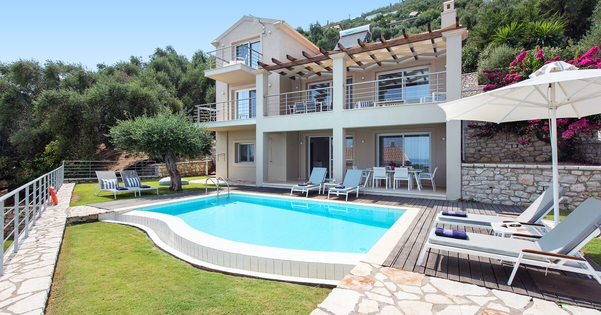 Odysseus A CV Villas Property To Rent In Kaminaki & Agni, Corfu, Greece