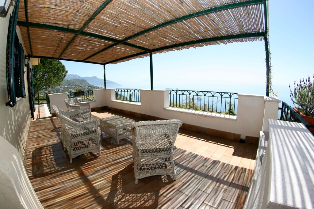 First floor shaded terrace