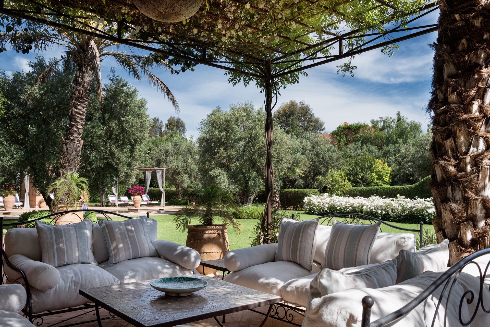 Outdoor seating area
